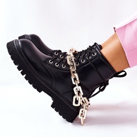 Botki Model Grail 8533 Black - Step in style czarne 1