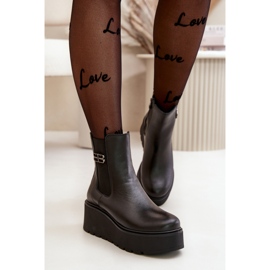 Botki Model Zazoo 60498 Black - Step in style czarne 1