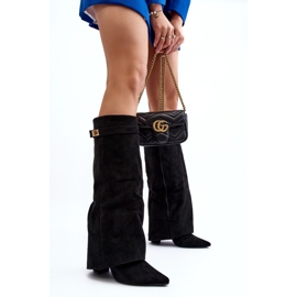 Kozaki Model Portora 9501A Black - Step in style czarne 2