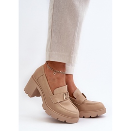 Półbuty Model Ranunca RMR23108-2 Beige - Step in style beżowy 1