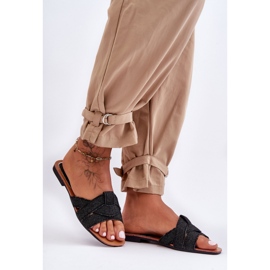 Sandał Klapki Model Aversa W-112 Black - Step in style czarne 2