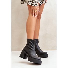 Botki Model Vinceza 66715 Black - Step in style czarne 1