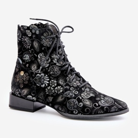 Botki Model Maciejka 06391-01 Black - Step in style czarne 2