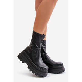 Botki Model Florinara 52062 Black - Step in style czarne 1