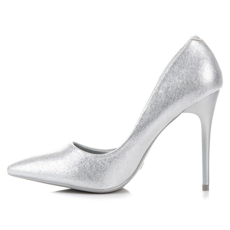 Comer Srebrne Szpilki szare 1