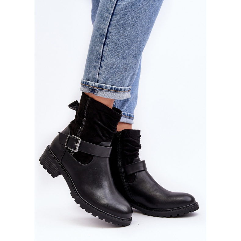 Botki Model Cillolis M667 Black - Step in style czarne 1