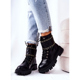 Botki workery Model Caleanor H21-71 Blk Black - Step in style czarne 1