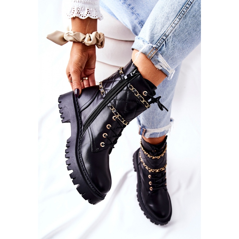 Botki workery Model Caleanor H21-71 Blk Black - Step in style czarne 2