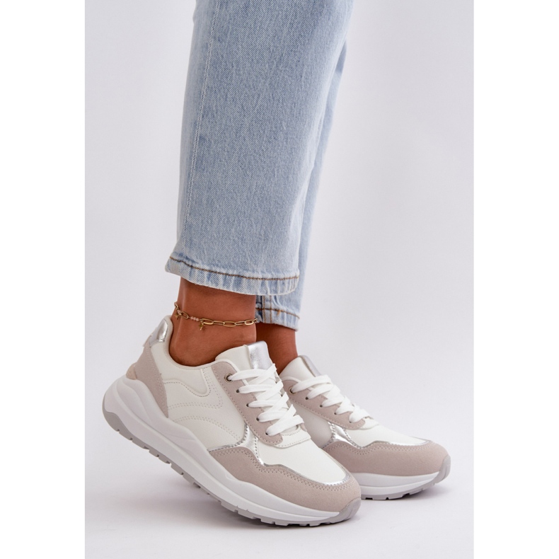 Buty Sportowe Model Issatta C2157 White - Step in style białe 1