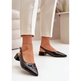 Baleriny Model Anarinne BF-18 Black - Step in style czarne 1