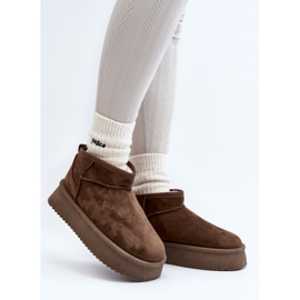 Śniegowce Model Caliksa UA-1855 Dark Green - Step in style zielone 1