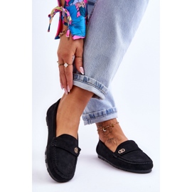 Mokasyny Model Castelo JU052 Black - Step in style czarne 1