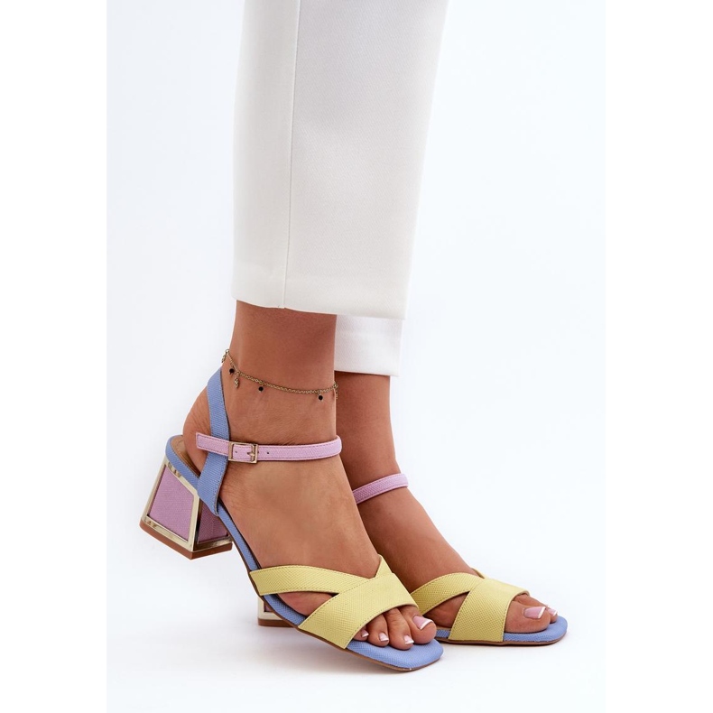 Sandały Model Da CR482 Yellow - Step in style żółte 1