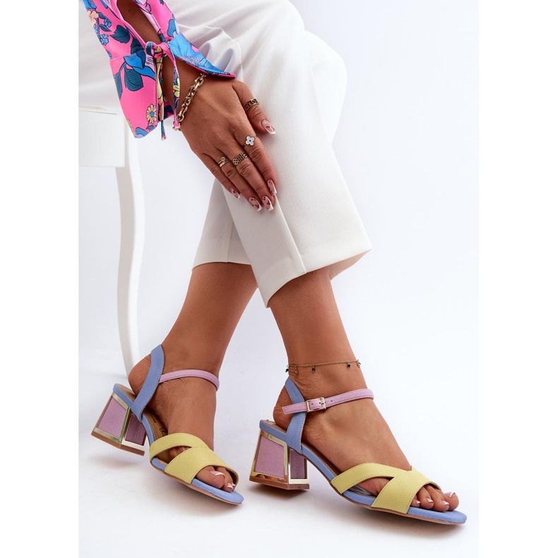 Sandały Model Da CR482 Yellow - Step in style żółte 2