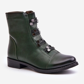Botki Model Evalith ASA62-30 Green - Step in style zielone 2