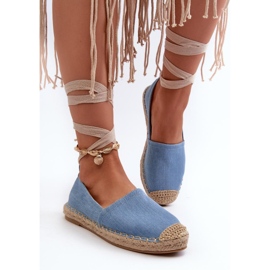 Espadryle Model Ismanne B-727 Blue - Step in style niebieskie 1