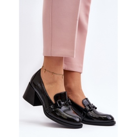 Półbuty Model Nireva 58309 Black - Step in style czarne 1