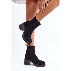 Botki Model Meriluna YK39P Black - Step in style czarne 1