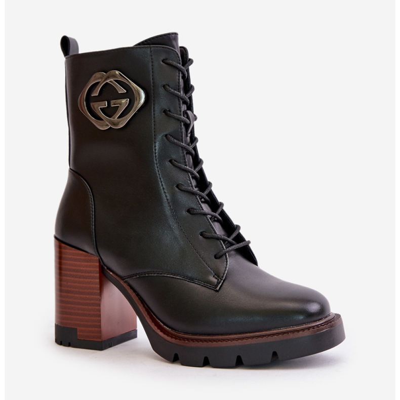 Botki Model Vinceza 58359 Black - Step in style czarne 2