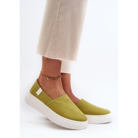 Trampki Model NN276008 Memory Foam System Limonka - Step in style zielone 1