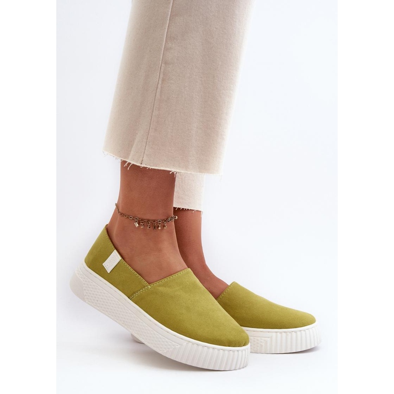 Trampki Model NN276008 Memory Foam System Limonka - Step in style zielone 1