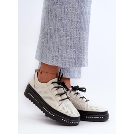 Półbuty Model S.Barski LR769A Beige - Step in style beżowy 1