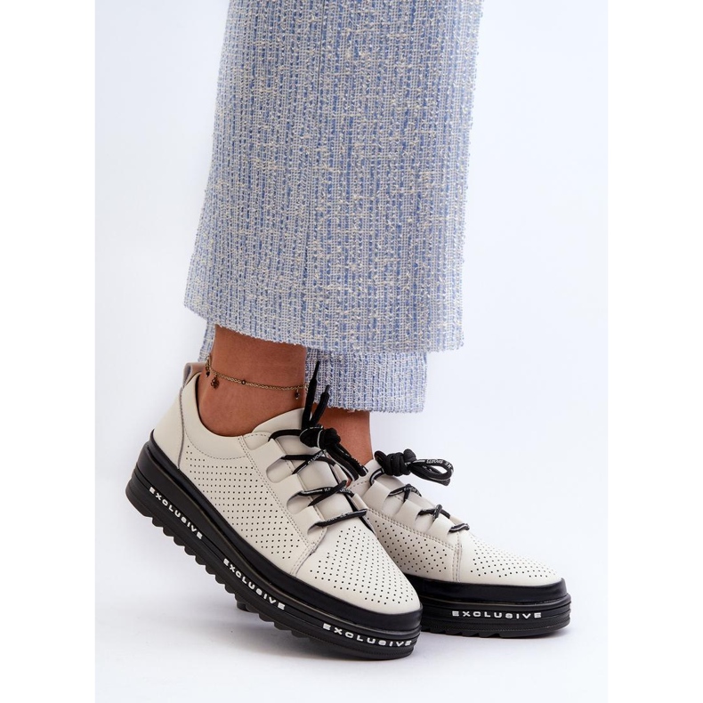 Półbuty Model S.Barski LR769A Beige - Step in style beżowy 1