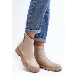 Botki Model Laura Messi 2620/199 Light Beige - Step in style beżowy 1