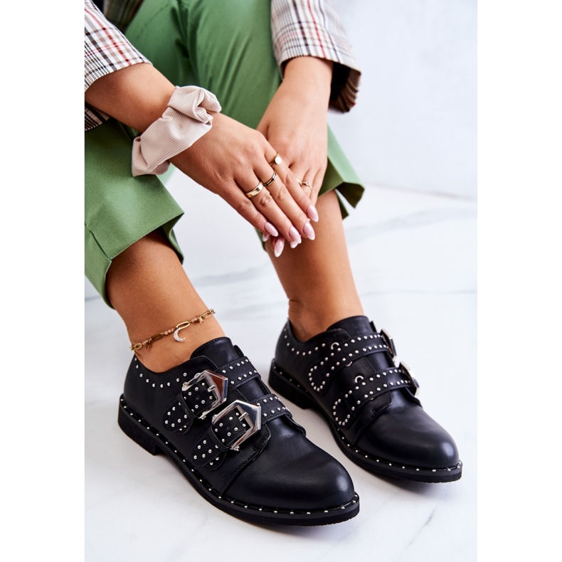 Półbuty Model Lu Boo XW37311 Black Skóra - Step in style czarne 1