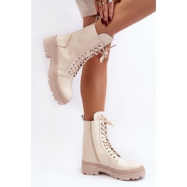 Workery Model Irande MP326 Beige - Step in style beżowy 2