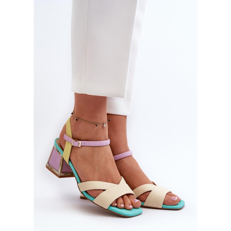 Sandały Model Da CR482 Beige - Step in style beżowy 1