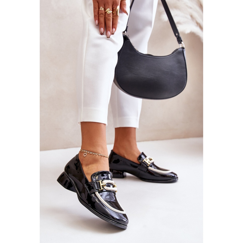 Półbuty Model Artiker 55C0104 Black - Step in style czarne 1