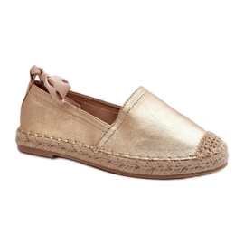 Espadryle Model Ismanne B-727 Gold - Step in style żółte 2