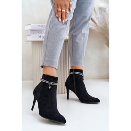 Botki Model Vinceza 16469 Black - Step in style czarne 1