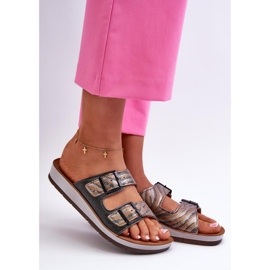 Sandał Klapki Model Inblu CP000045 Black - Step in style czarne 1