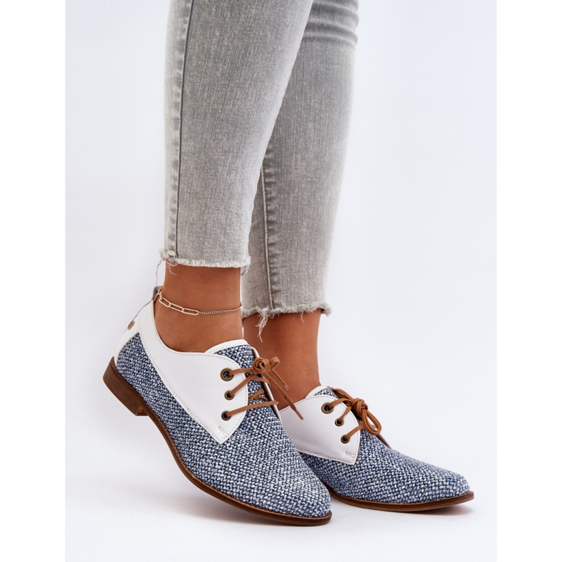 Półbuty Model Maciejka 06461-17 Blue - Step in style niebieskie 1