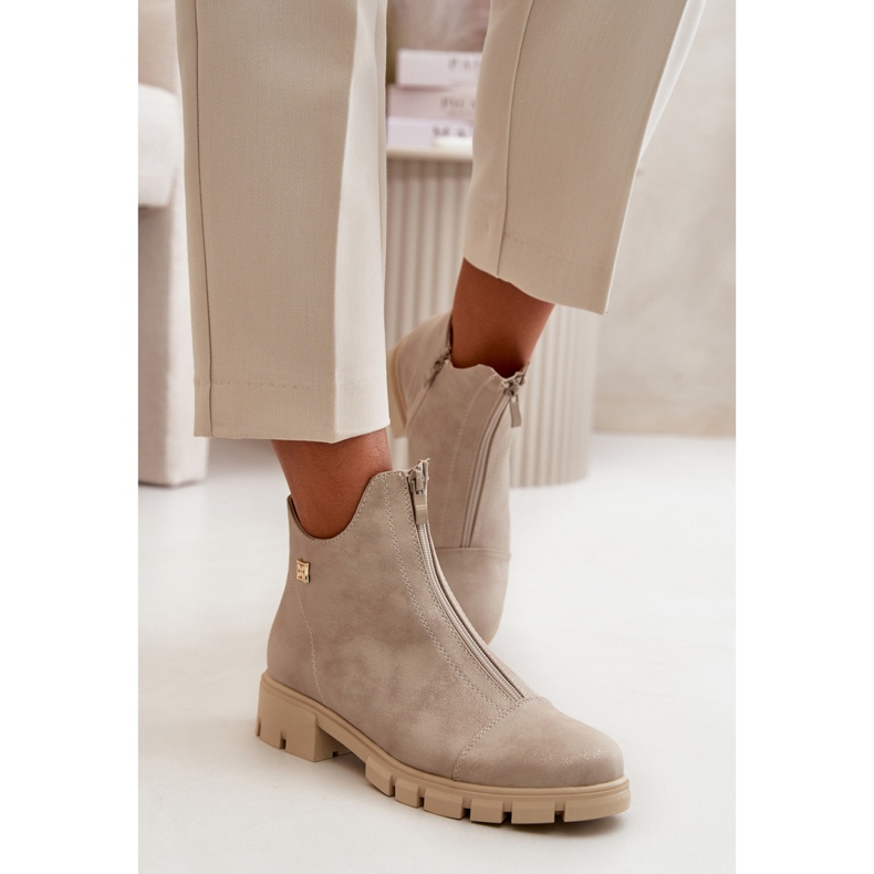 Botki Model Verietta RMR23123-11 Gold - Step in style żółte 1