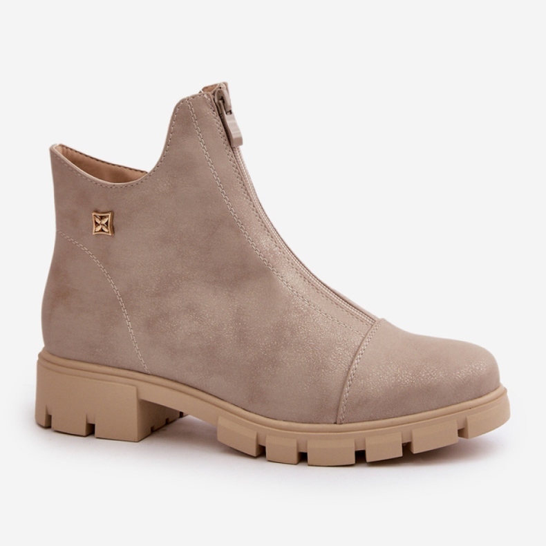 Botki Model Verietta RMR23123-11 Gold - Step in style żółte 2