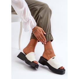 Sandał Klapki Model Big Star NN274022 White - Step in style białe 1