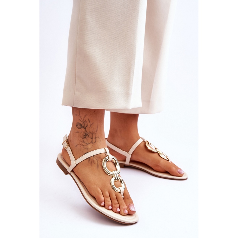 Sandały Model Keep Going 7929 Beige - Step in style beżowy 1