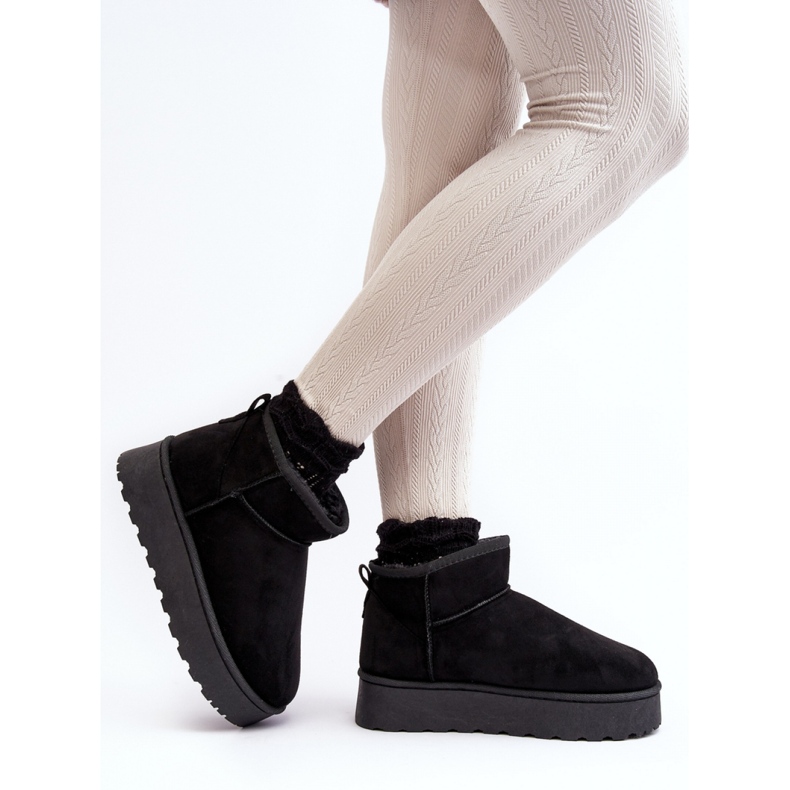 Śniegowce Model Xamella 20216-4A Black - Step in style czarne 2