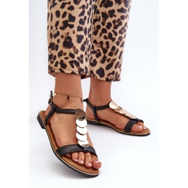 Sandały Model Jeritellia CK281P Black - Step in style czarne 2