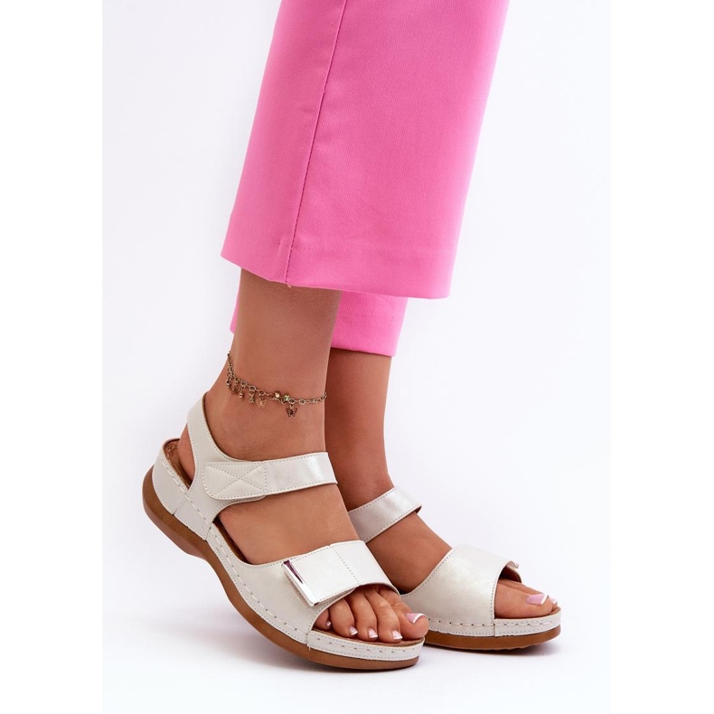 Sandały Model Iphiope 22SD98-0146 Silver - Step in style szare 1