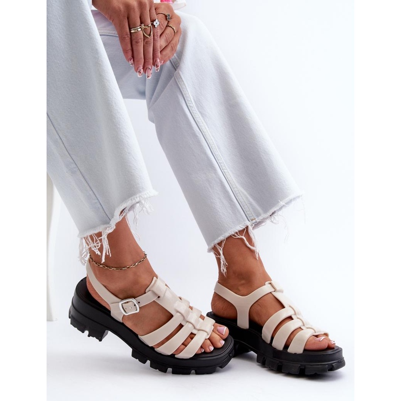 Sandały Model Zaxy NN285040 Light Beige - Step in style beżowy 1