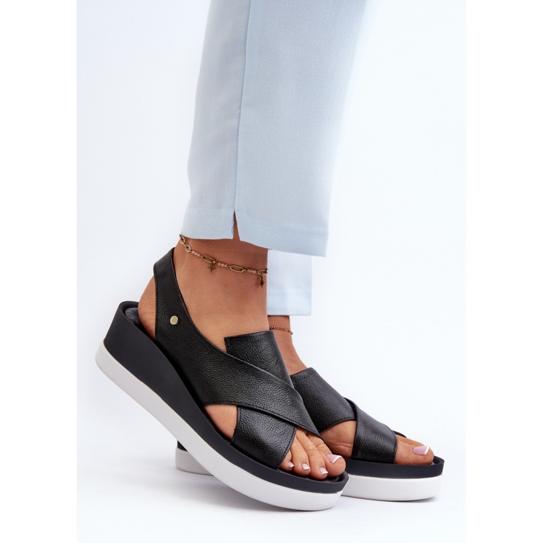 Sandały Model Zazoo 40256 Black - Step in style czarne 1