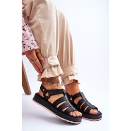 Wegańskie sandały Zaxy Black czarne 1