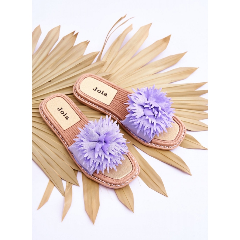 Sandał Klapki Model Giorgia LS-118 Violet - Step in style fioletowe 2
