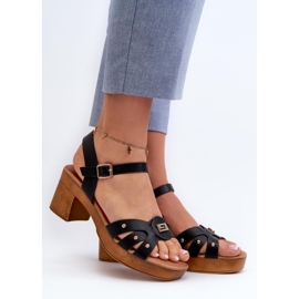 Sandały Model Assames 24SD98-6758 Black - Step in style czarne 1