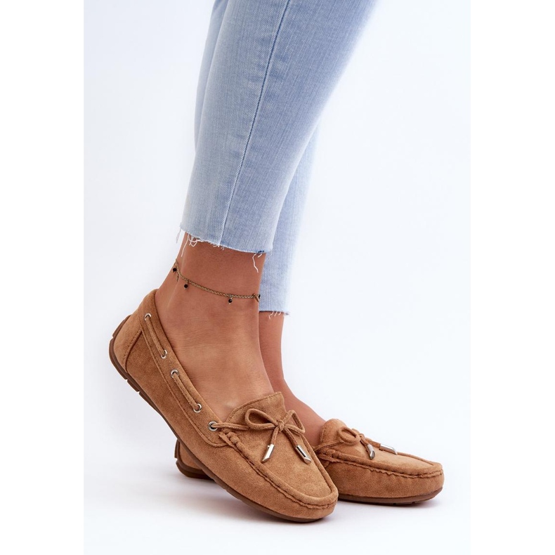 Mokasyny Model Si Passione FT246 Camel - Step in style brązowe 1