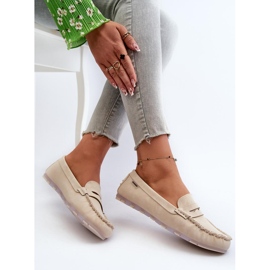 Mokasyny Model Celoria M502-8 Light Beige - Step in style beżowy 1